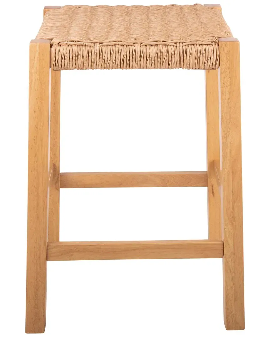 Newport 24in Counter Height Stool - Natural, Rubberwood image