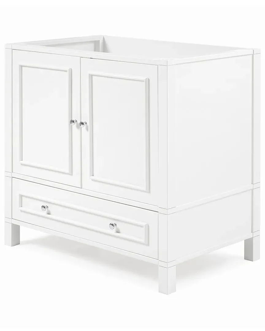 Williamsburg 36in Vanity Cabinet - White, Pine