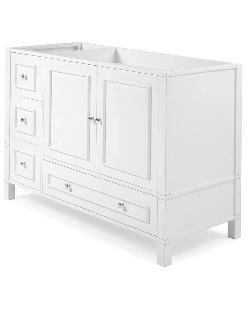 Williamsburg 48in Vanity Cabinet - White, Pine