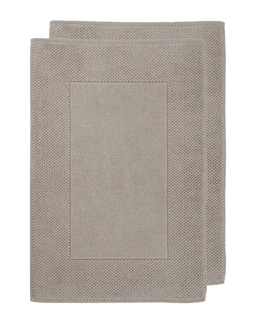 Antimicrobial Honeycomb Bath Mat Pack of 2 - Flax image