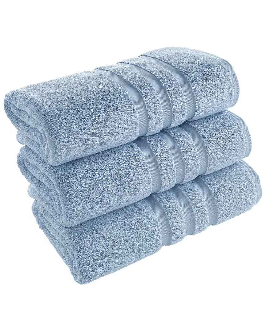 Antimicrobial Irvington Bath Towel Pack of 3 - Blue Fog image