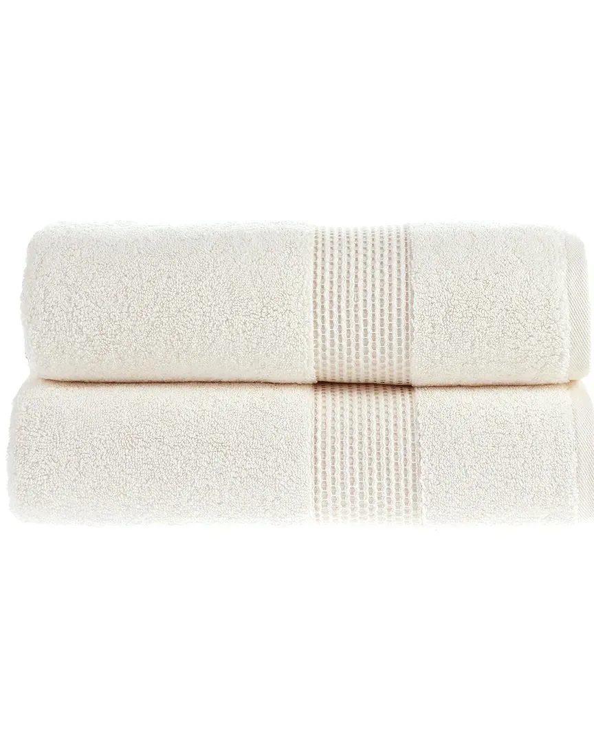 Antimicrobial Rhapsody Royale Bath Sheet Pack - Cream, Turkish Cotton
