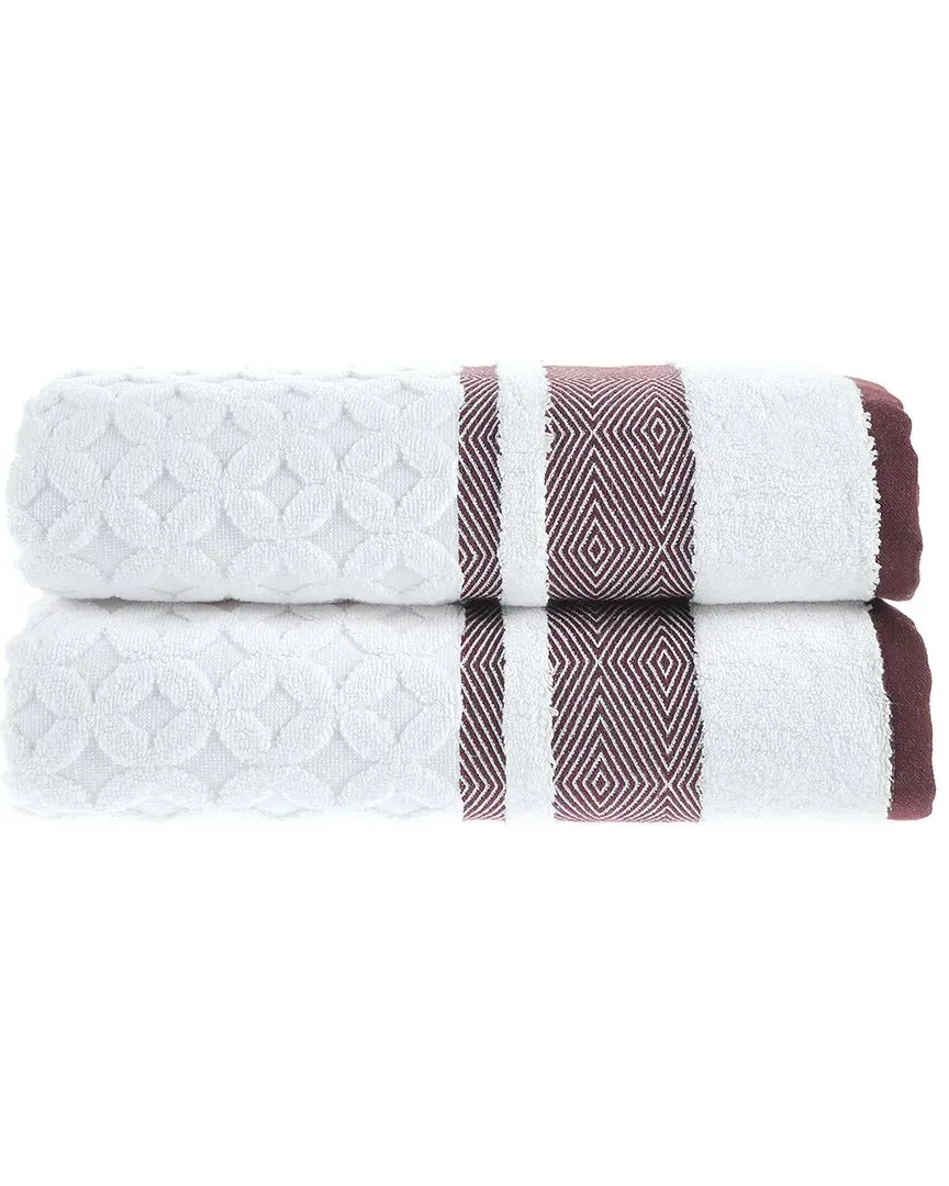 Antimicrobial Westport Bath Sheet Pack of 2 - Fig image