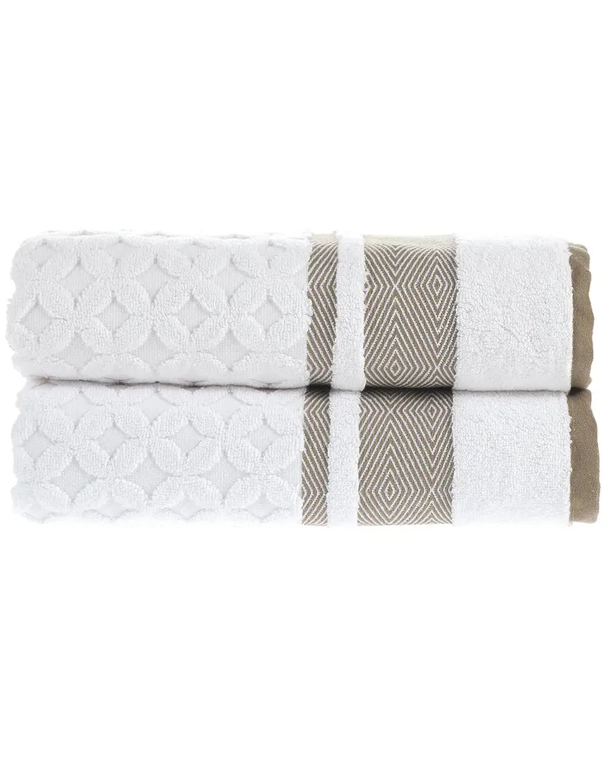 Antimicrobial Westport Bath Sheet Pack of 2 - Stone