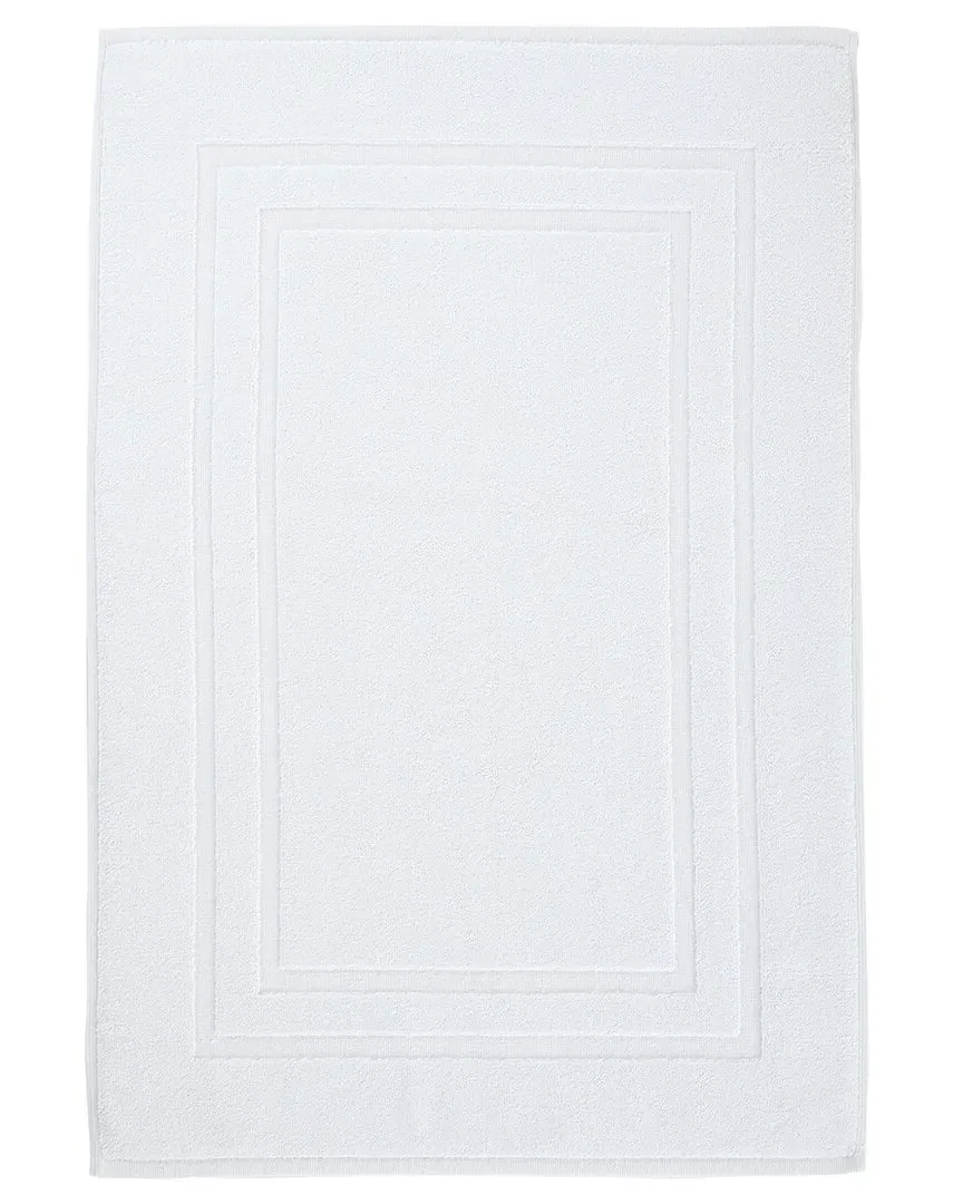 Irvington Antimicrobial Bath Mat - White, Turkish Cotton