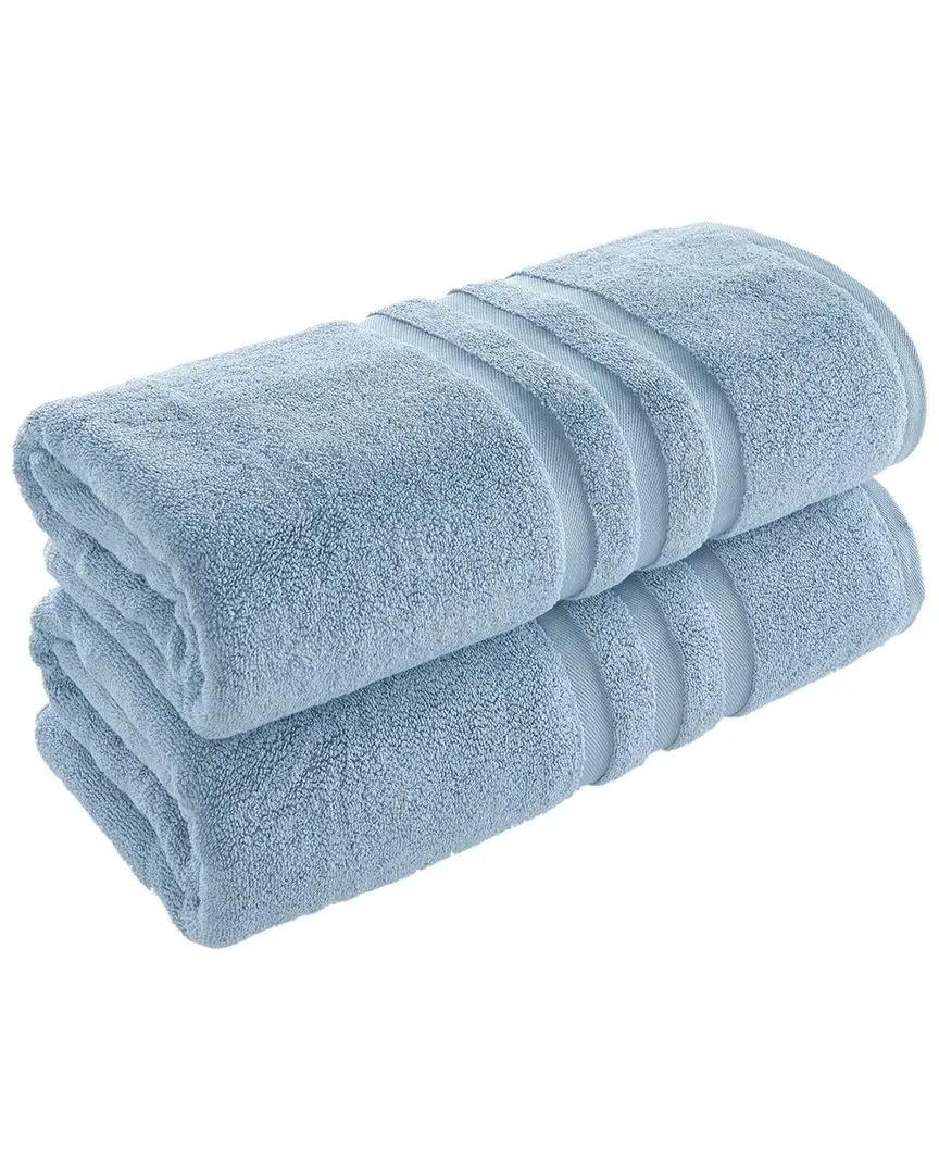 Irvington Antimicrobial Bath Sheet Pack of 2 - Blue Fog image