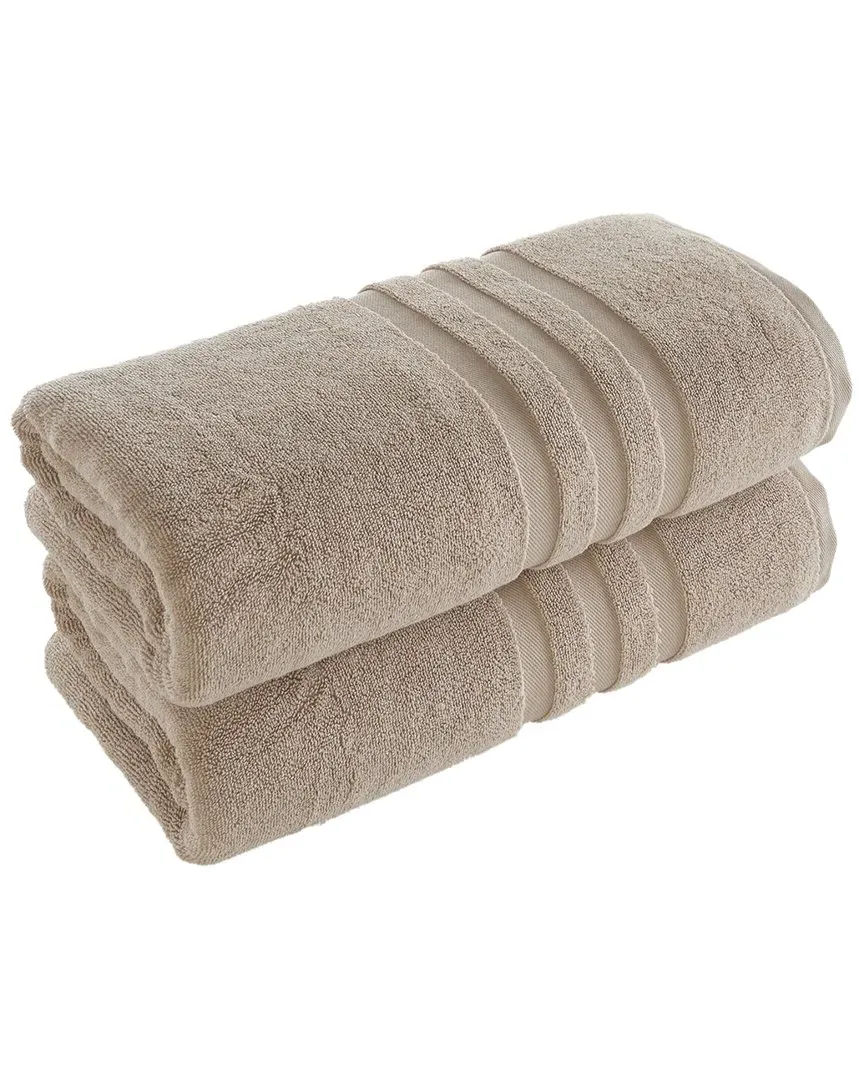 Irvington Antimicrobial Bath Sheet Pack of 2 - Flax