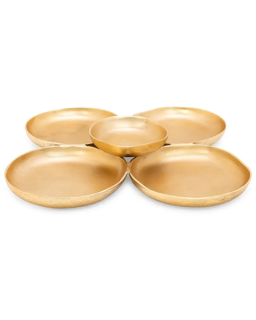 5 Cluster Bowl - Gold, Stainless Steel image