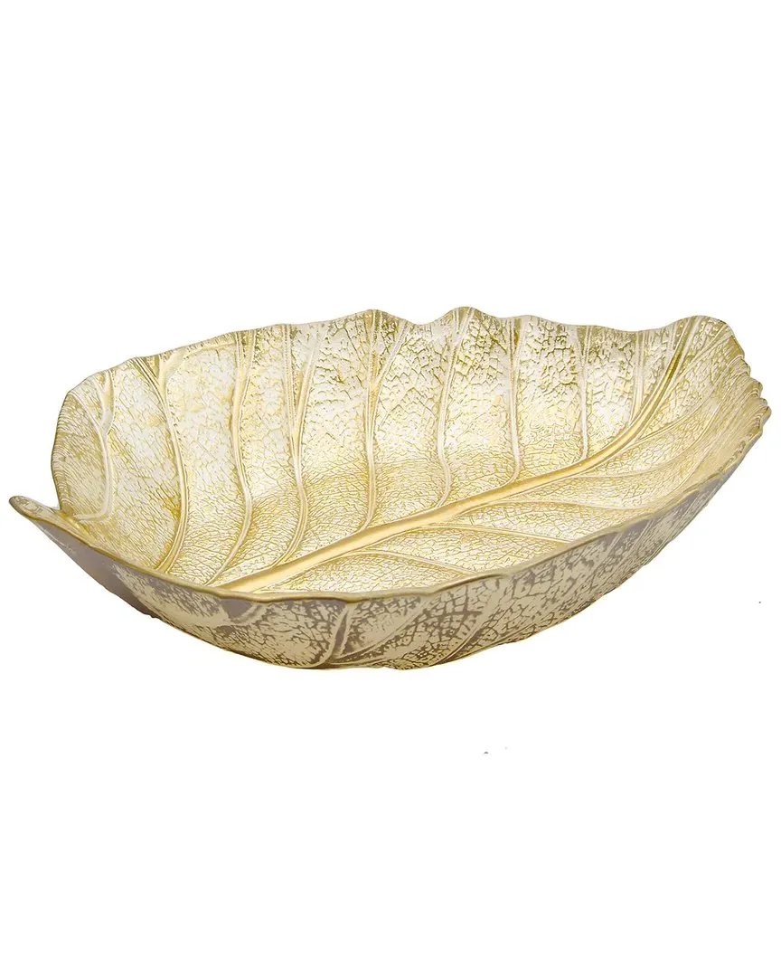 Leaf Dish - Gold, Glass