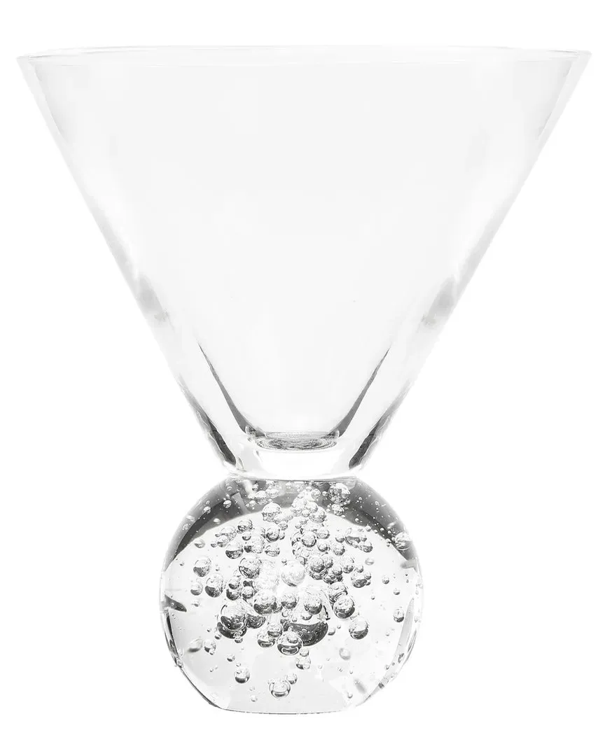 Set of 4 Dessert Cups on Crystal Ball Pedestal - Clear image