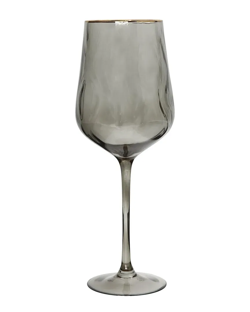 Set of 6 Water Glasses - Smoked Glass image