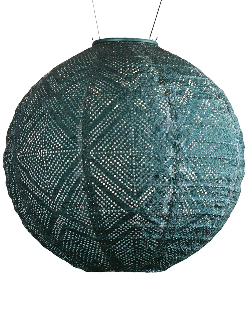 Soji Stella Solar Market Globe Lantern - Ink, Tyvek