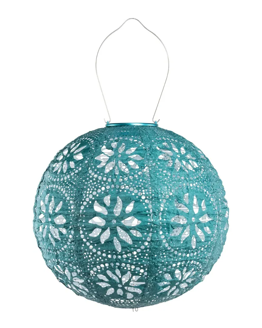 Stella Boho Globe Outdoor Solar Lantern - Mineral Green, Tyvek image
