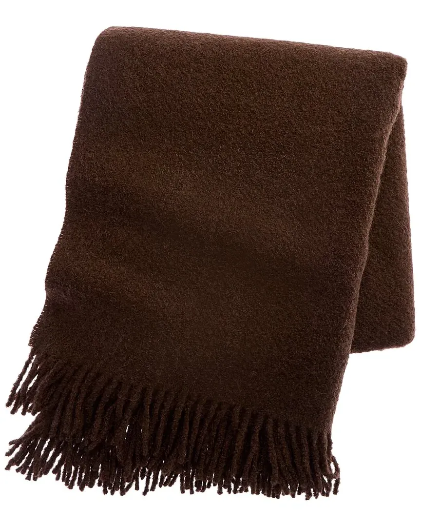 Alpaca-Blend Throw - Chocolate image