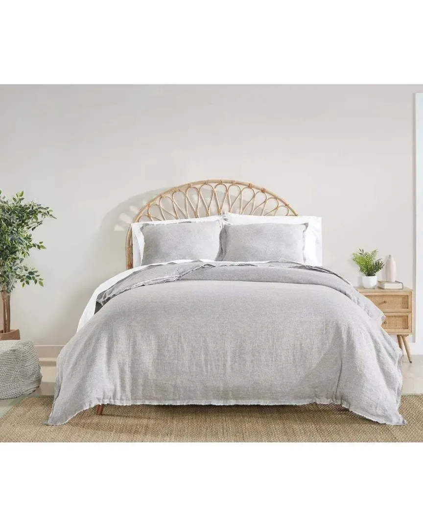 Brisbane Linen Duvet Cover - Grey image