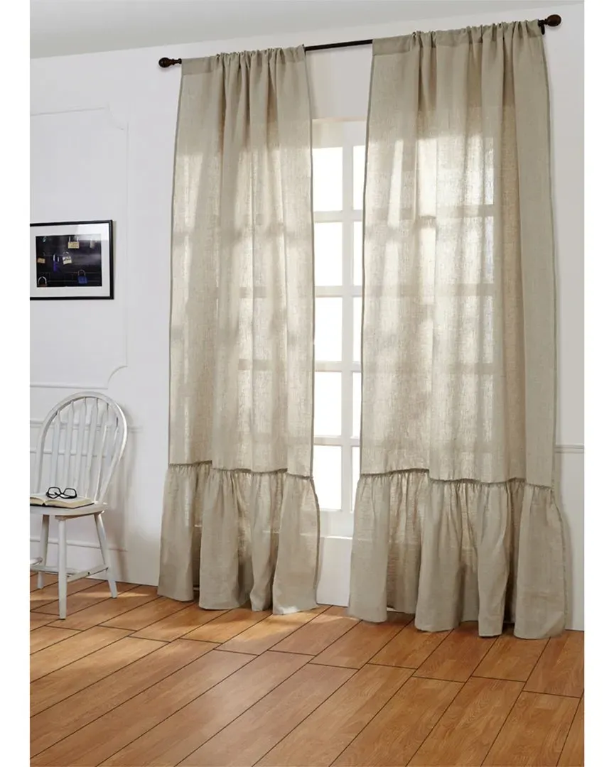 Caprice Curtain Panel - Natural, Linen