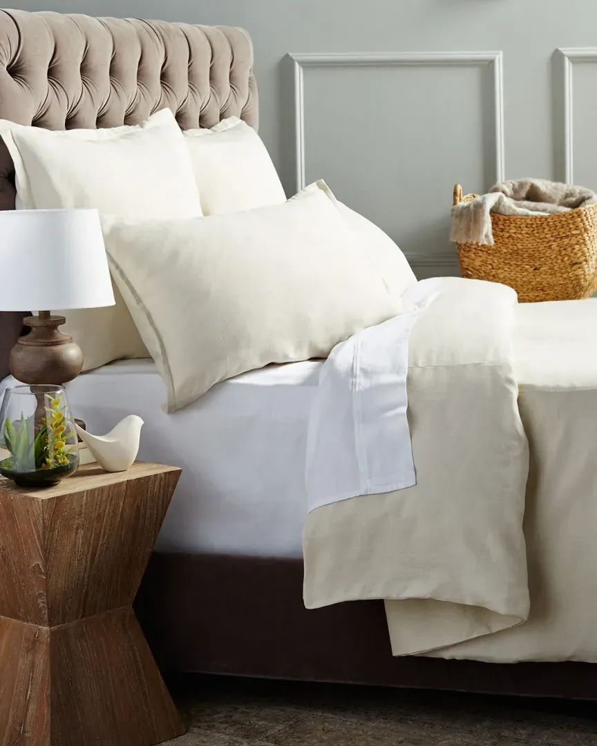 Collin Duvet Collection - Ivory, Cotton image