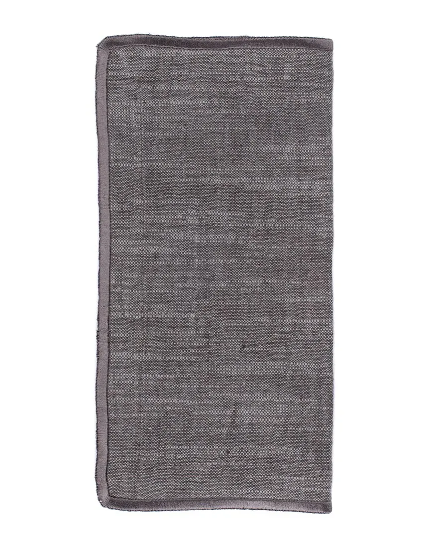 Harlow Set of 4 Cocktail Napkins - Charcoal, Linen image