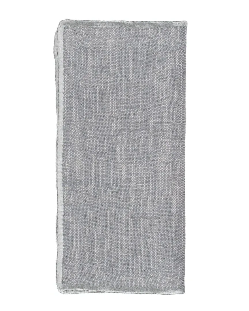 Harlow Set of 4 Dinner Napkins - Mineral, Linen