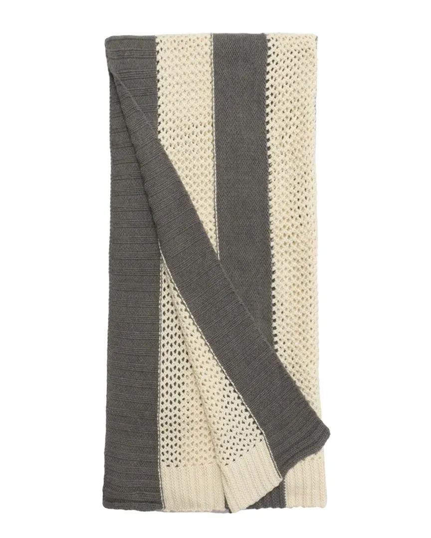 Hatteras Striped Throw - Natural, Cotton image