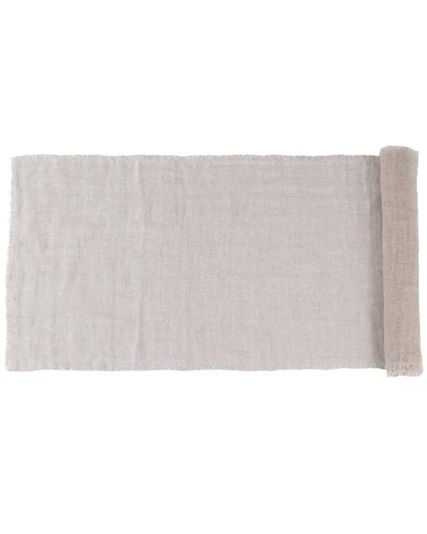 Kent 108in Table Runner - White, Linen