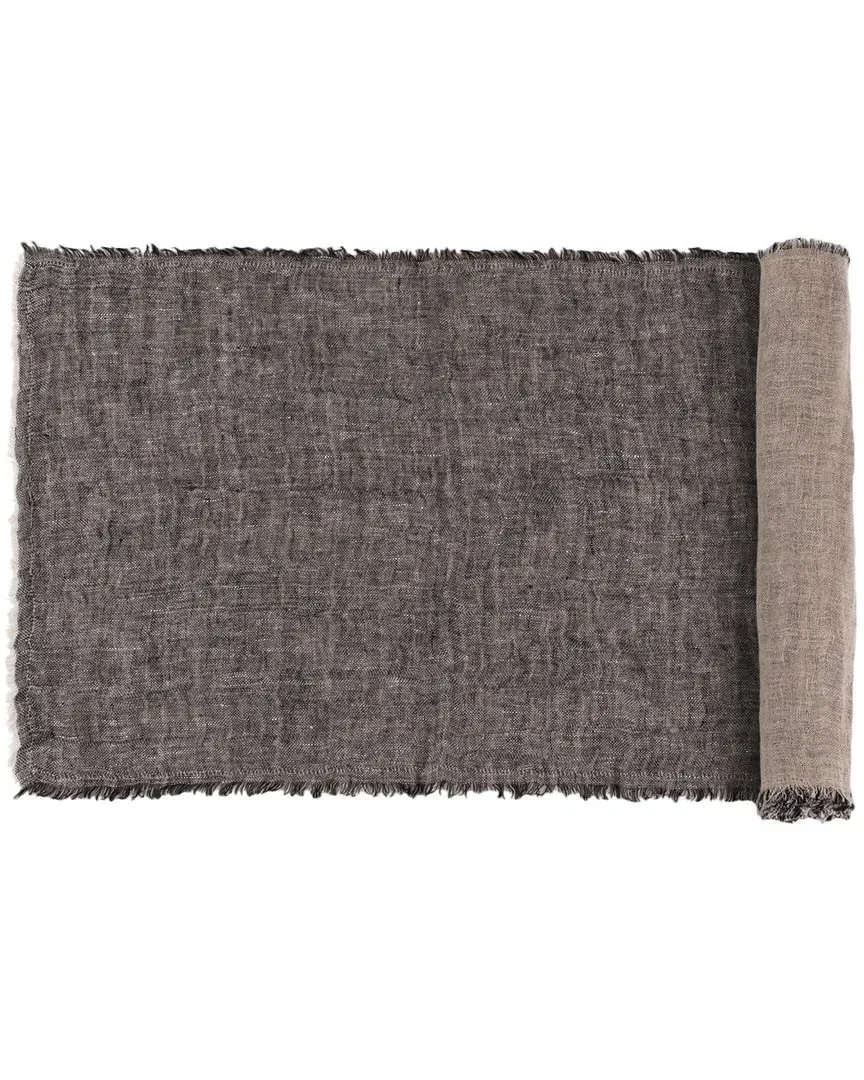 Kent 60in Table Runner - Asphalt, Linen image