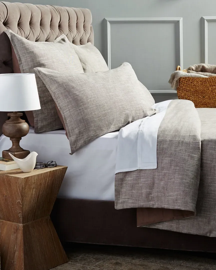 Mason Duvet Collection - Brown Twill, Cotton image