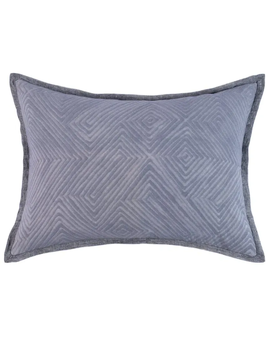Milo Pillow Sham - Grey, Cotton Jacquard image