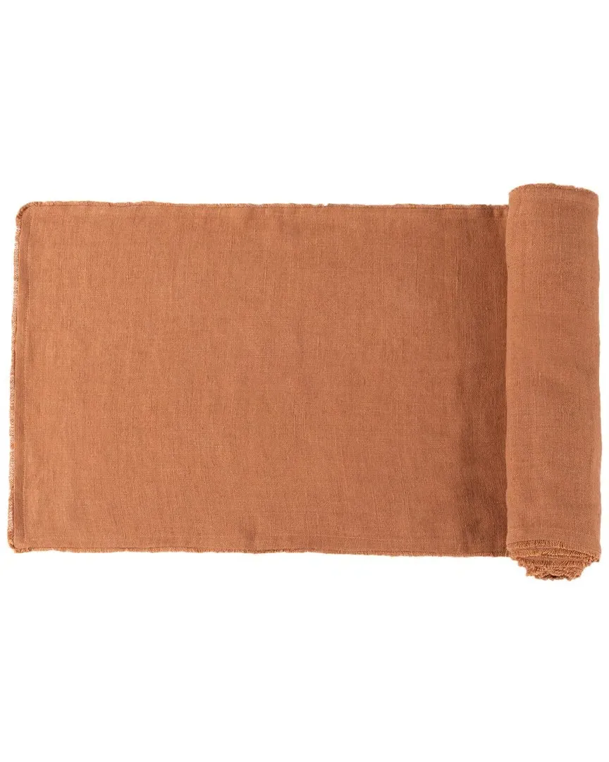 Ranier Table Runner - Ochre, Linen