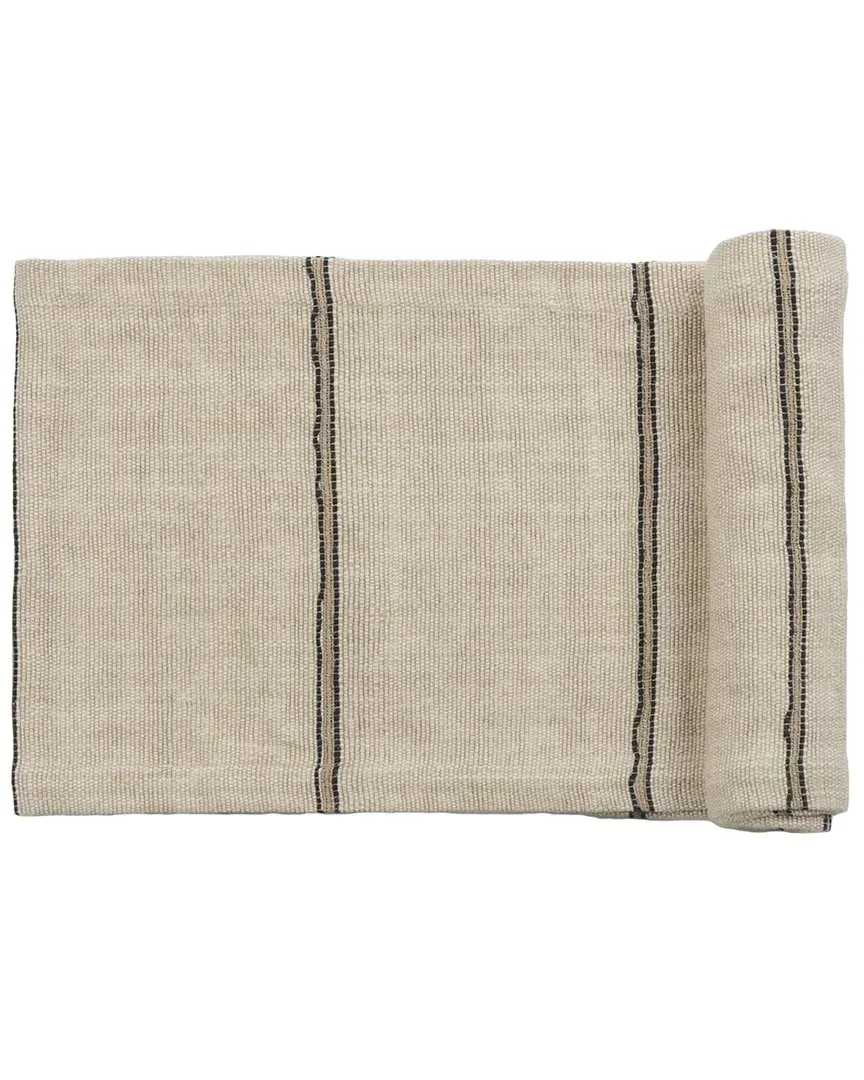 Rhodes 60in Table Runner - Ivory, Linen image