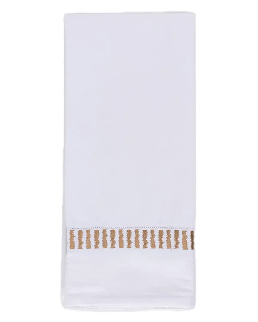 Savona Set of 2 Guest Towels - Caramel, Cotton image