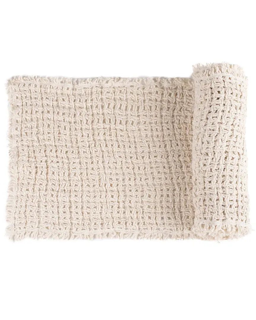 Trawick 108in Table Runner - Ivory, Linen