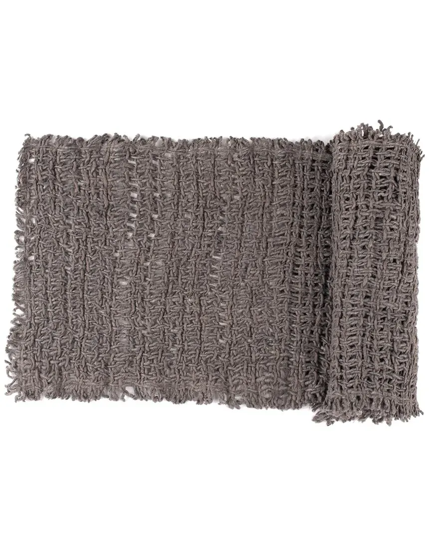 Trawick 60in Table Runner - Charcoal, Linen image