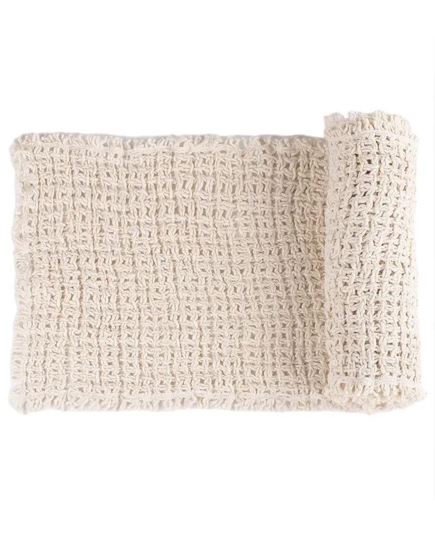 Trawick 60in Table Runner - Ivory, Linen