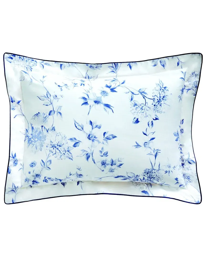 200 Thread Count Malacca Boudoir Sham - Blue, Cotton image