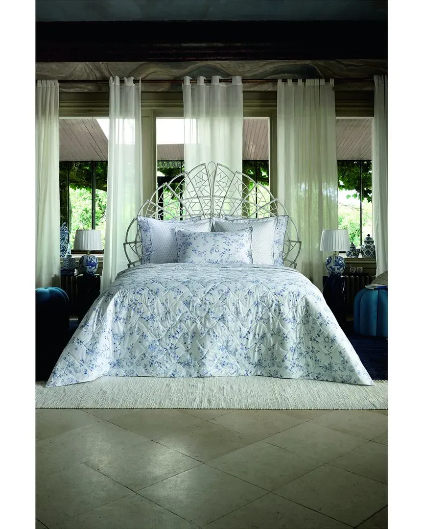 200 Thread Count Malacca Euro Sham - Blue, Cotton