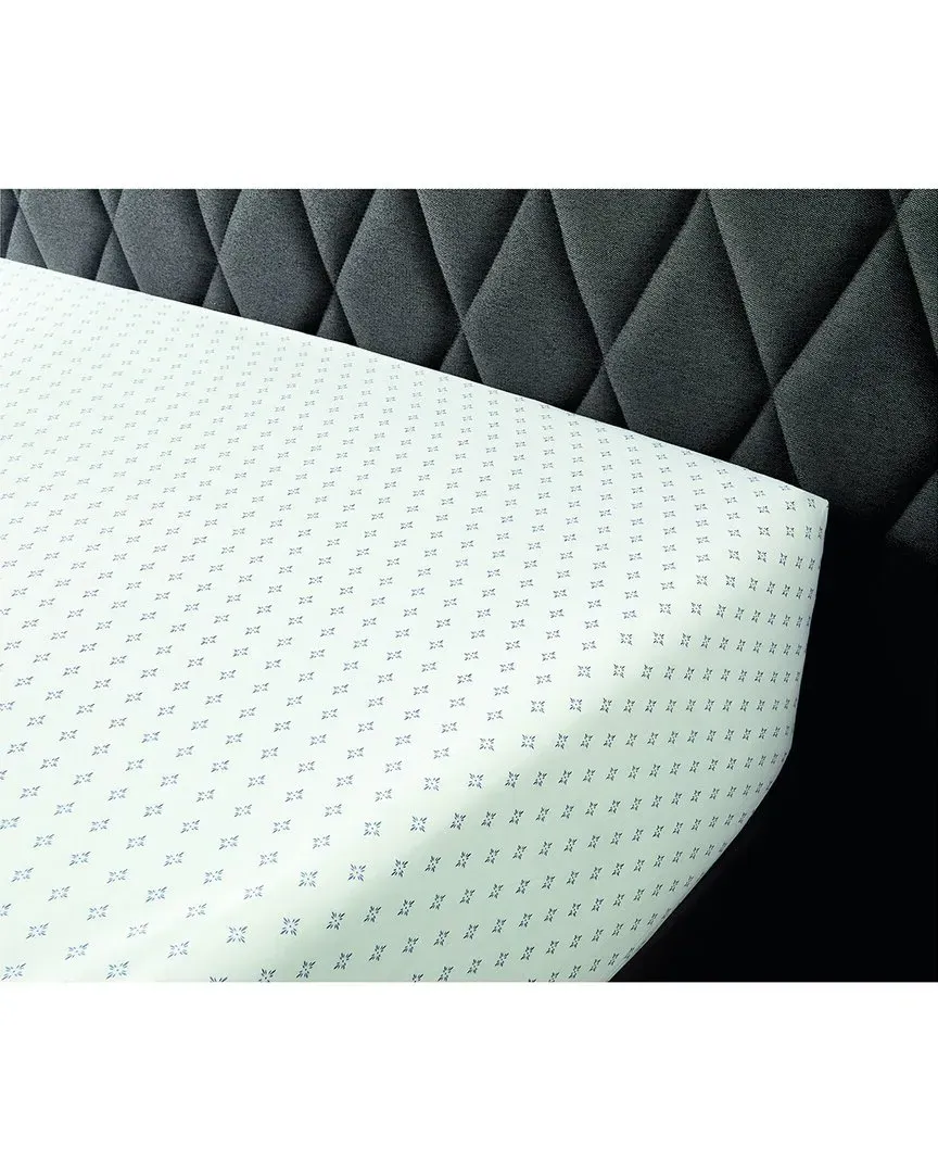 200 Thread Count Malacca Fitted Sheet - Blue, Cotton