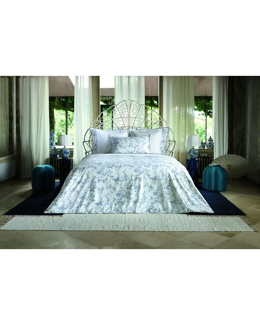 200 Thread Count Malacca Sham - Blue, Cotton