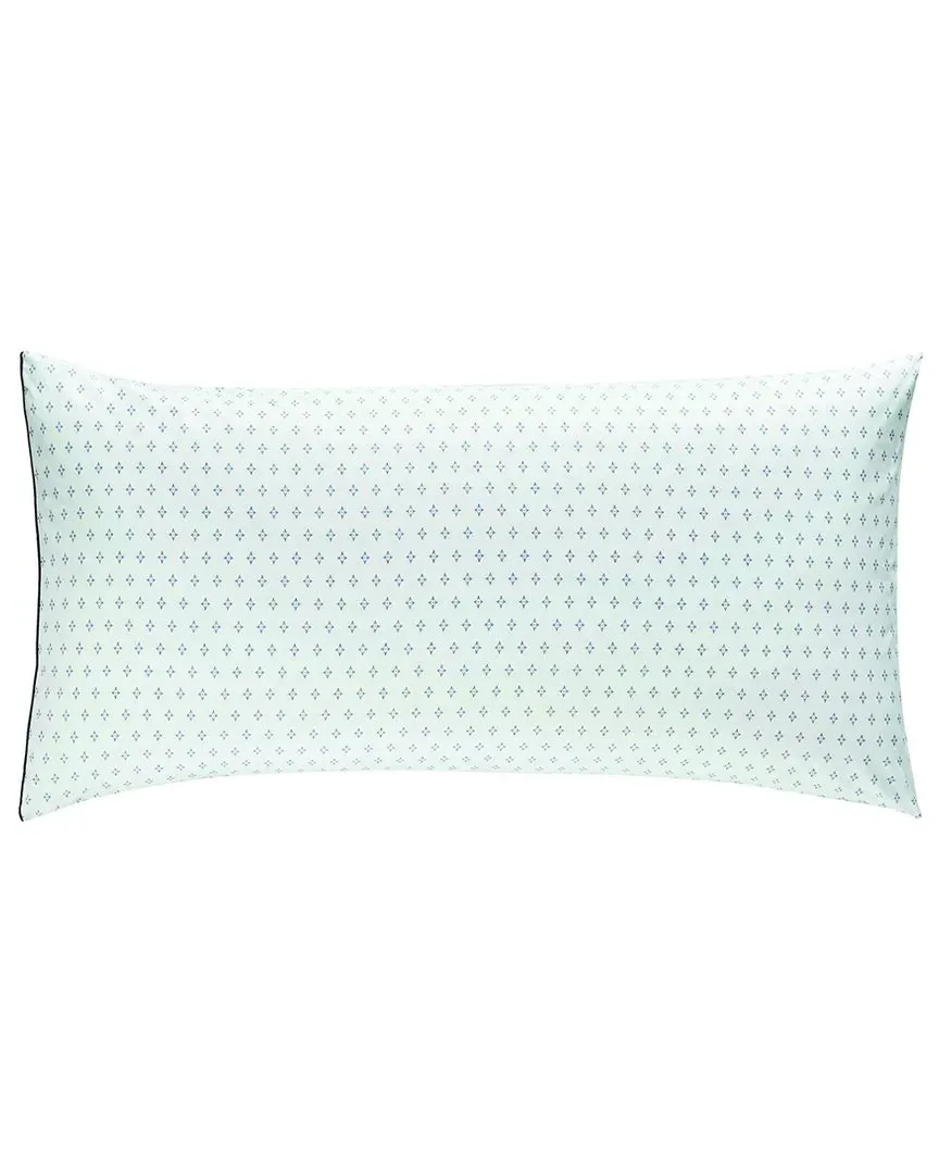 200 Thread Count Set of 2 Malacca Pillowcases - Blue, Cotton