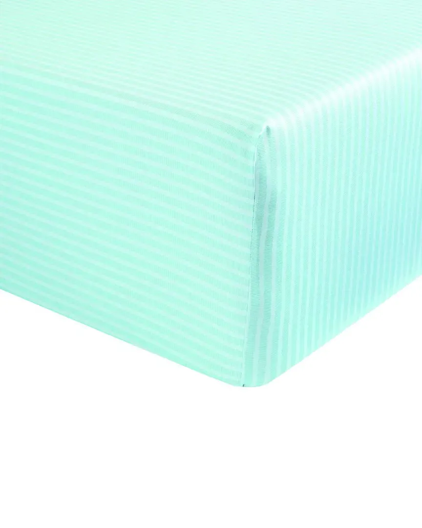 Conte Fitted Sheet - Blue, Organic Cotton