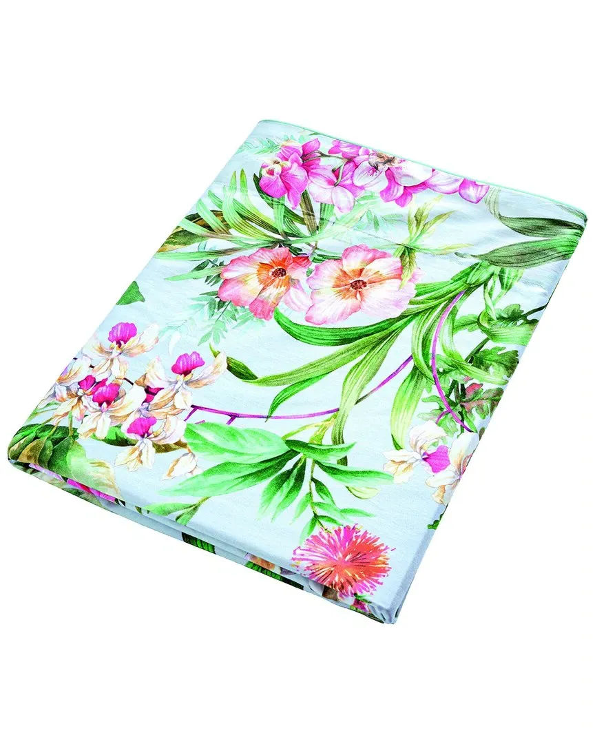 Conte Flat Sheet - Blue, Organic Cotton