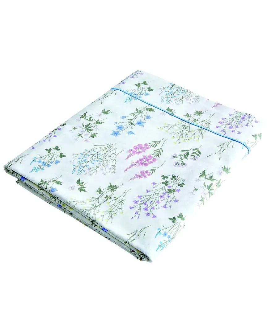 Eole 200 Thread Count Flat Sheet - Multicolor, Organic Cotton