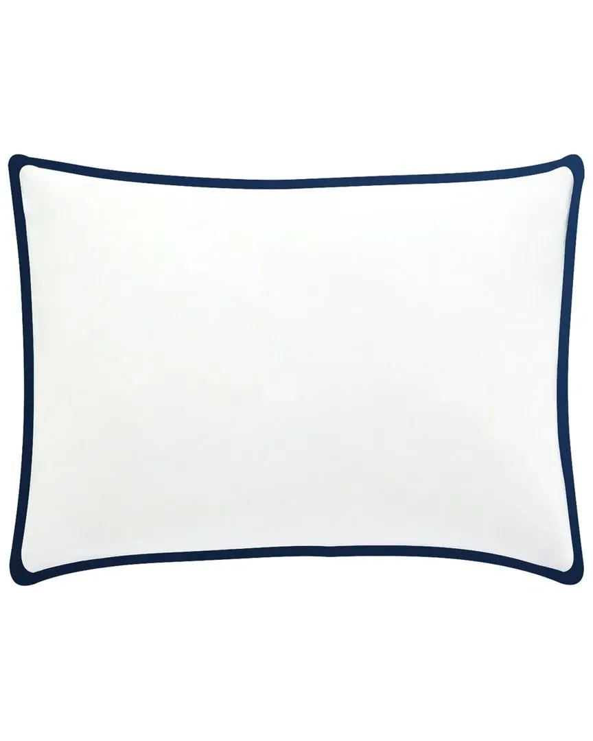 Fontainebleau Percale Boudoir Sham - White, Cotton image