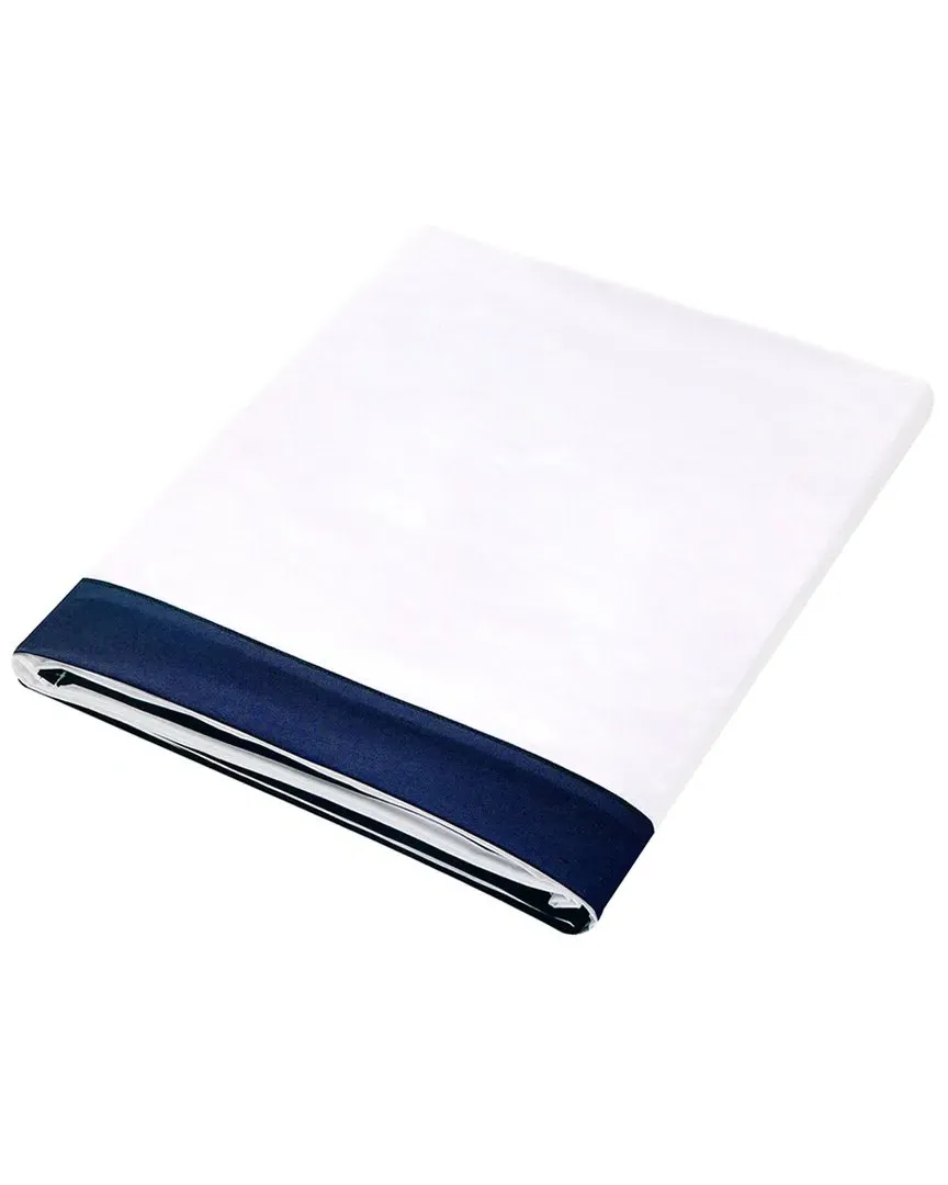 Fontainebleau Percale Flat Sheet - White, Cotton