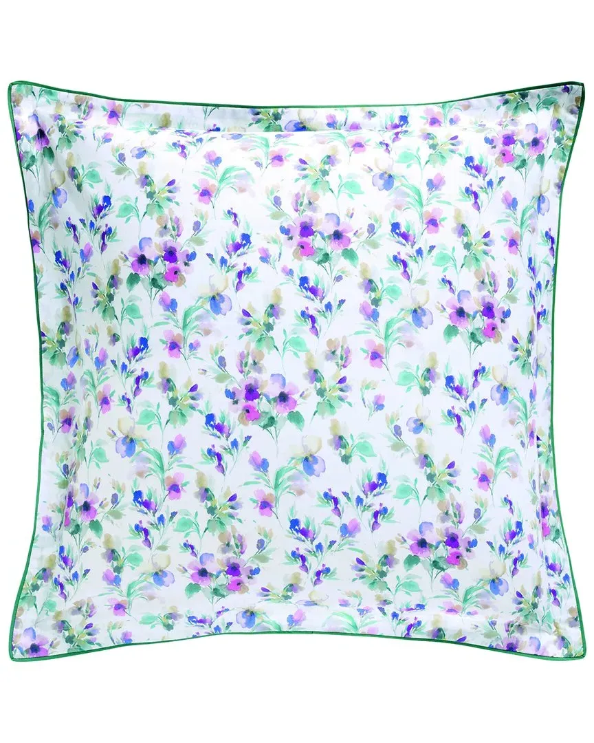 Galante Organic Cotton Percale Euro Sham - Blue