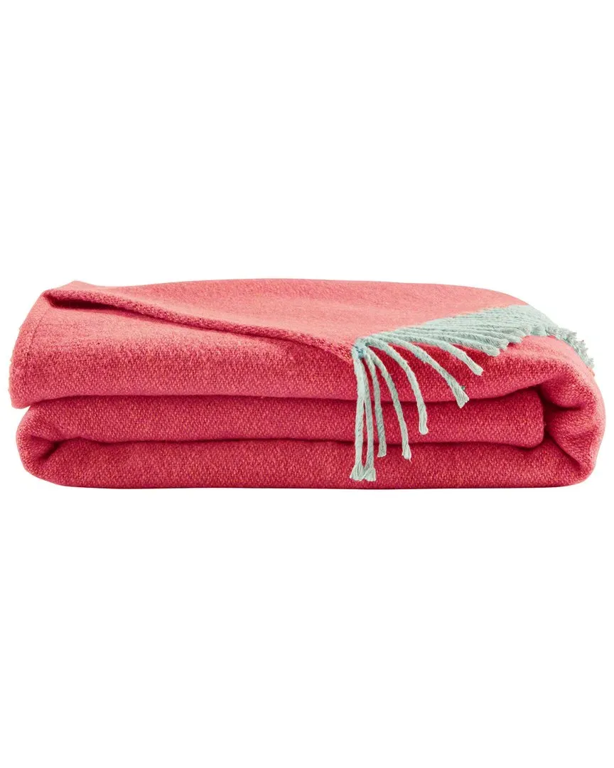 Jacquard Divin Throw - Coral, Cotton Silk image