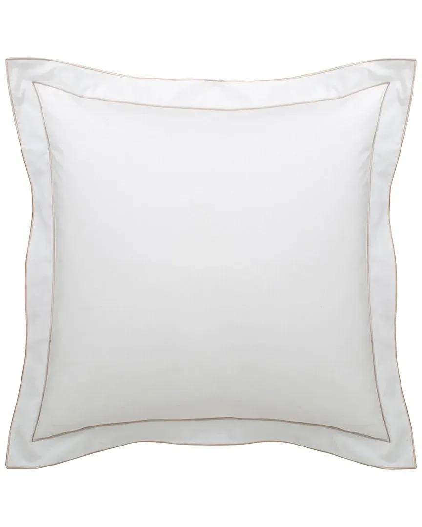 Louvre Euro Sham - White, Cotton Percale