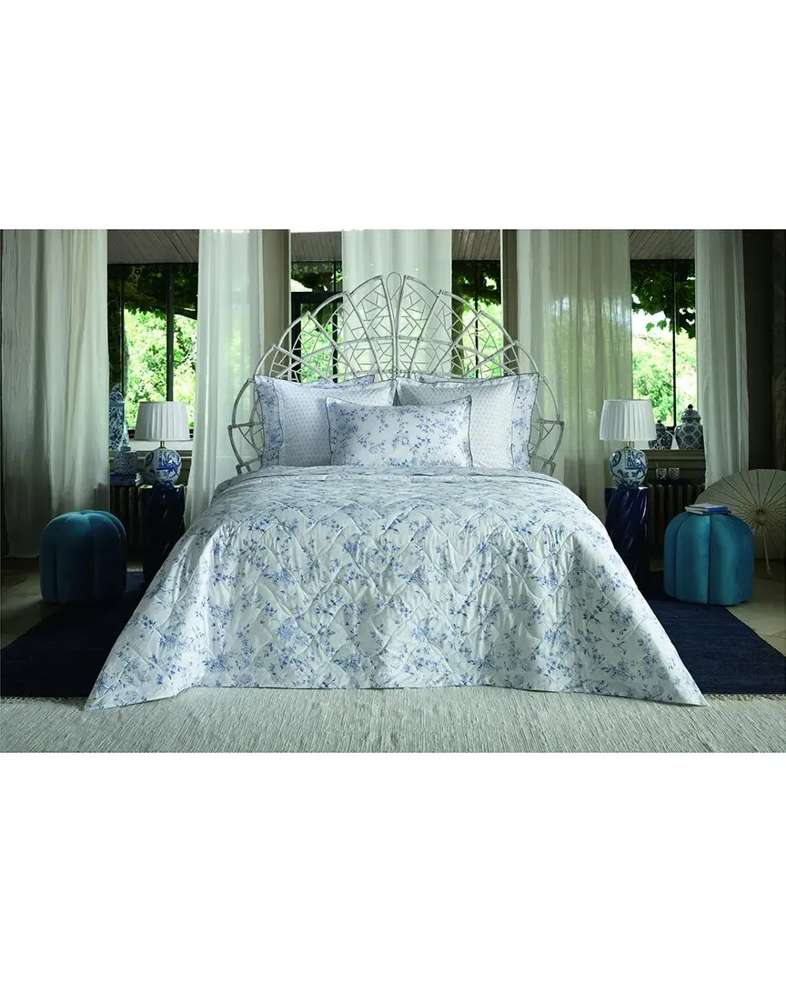 Malacca Coverlet - Blue, Organic Cotton image