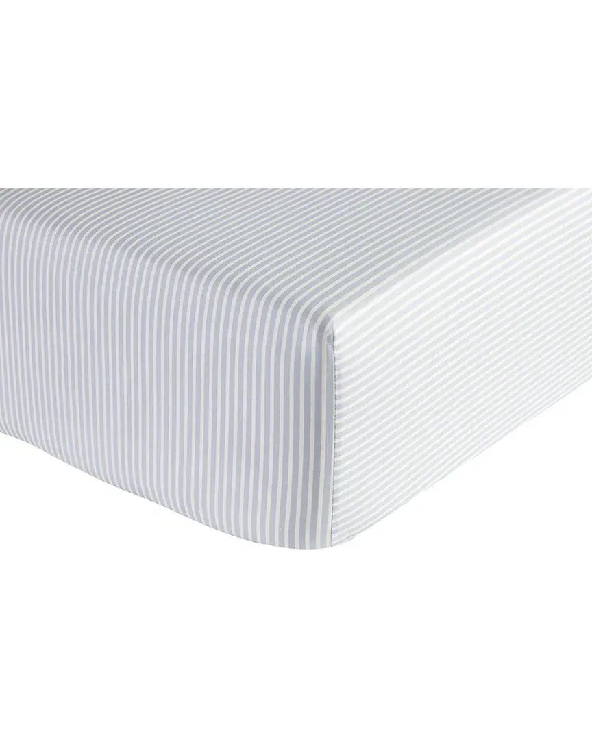 Passe Present 200 Thread Count Fitted Sheet - Blue, Cotton