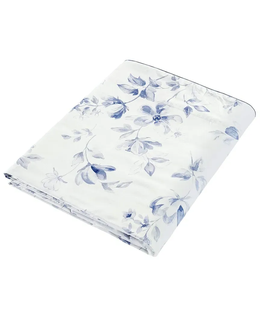 Passe Present 200 Thread Count Flat Sheet - Blue, Cotton
